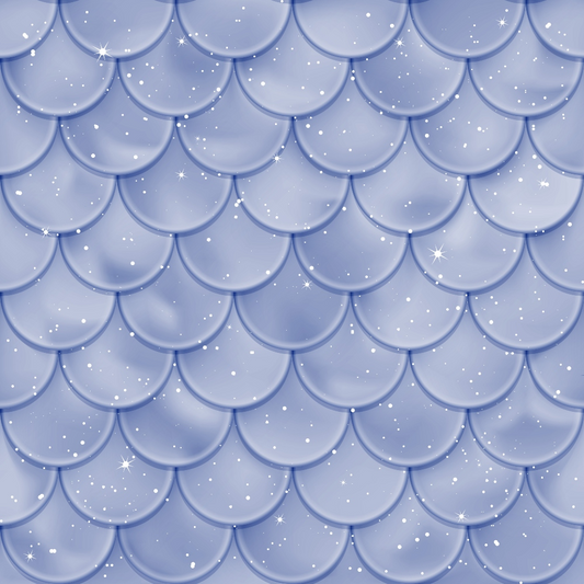 Mermaid Scales Pattern 59 Quilting Cotton Fabric