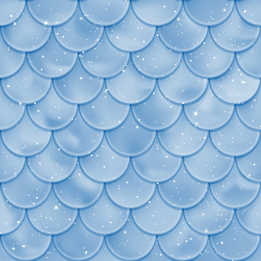 Mermaid Scales Pattern 61 Quilting Cotton Fabric