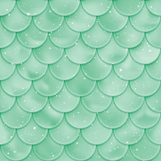 Mermaid Scales Pattern 75 Quilting Cotton Fabric