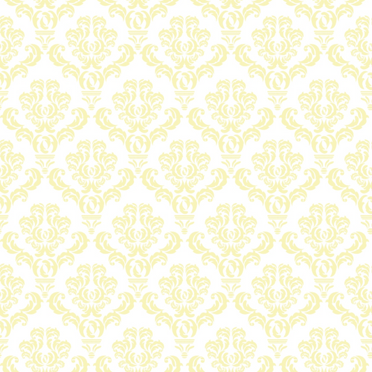 Simple Damask Yellow Quilting Cotton Fabric