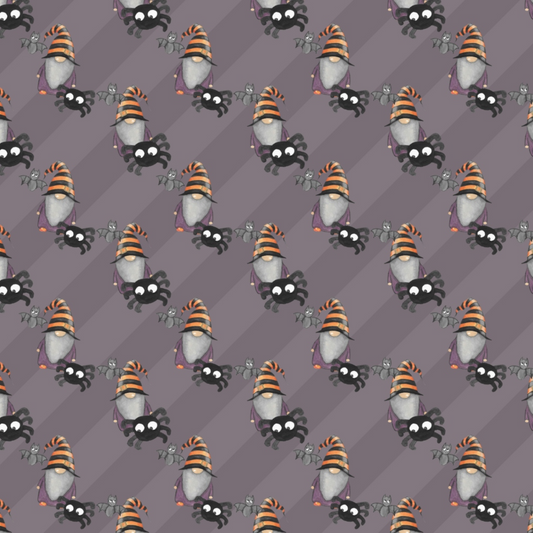 Spooky Gnomes Pattern 1 Quilting Cotton Fabric