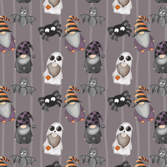 Spooky Gnomes Pattern 11 Quilting Cotton Fabric