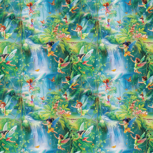 Fairies in the Forest Pattern 19 Quilting Cotton Fabric