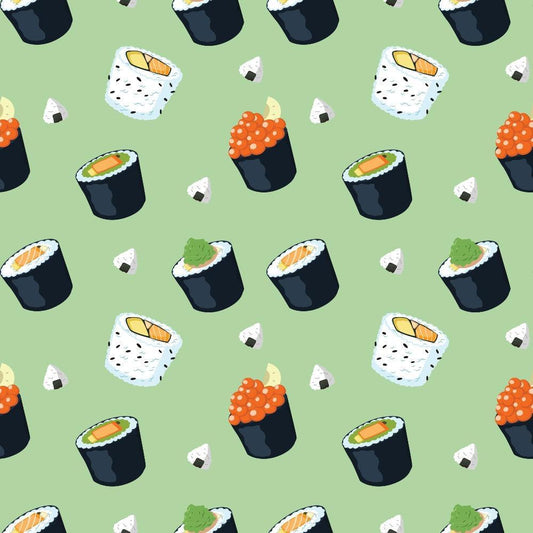 My Favorite Sushi Pattern 2 Quilting Cotton Fabric