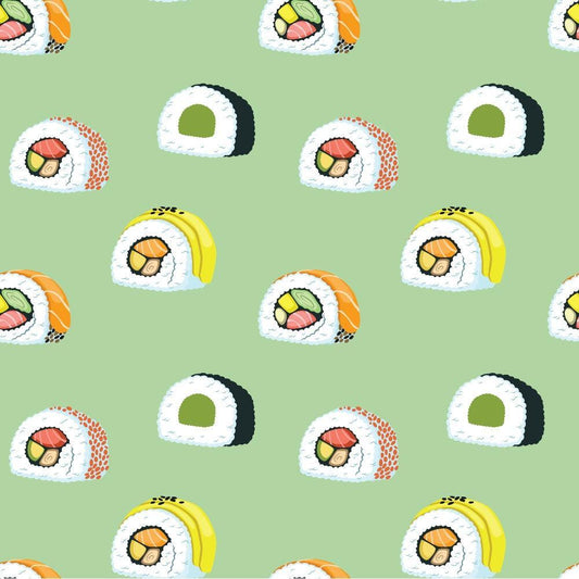 My Favorite Sushi Pattern 7 Quilting Cotton Fabric