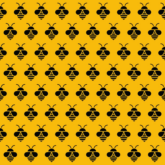 Bumble Bee Pattern 9 Quilting Cotton Fabric