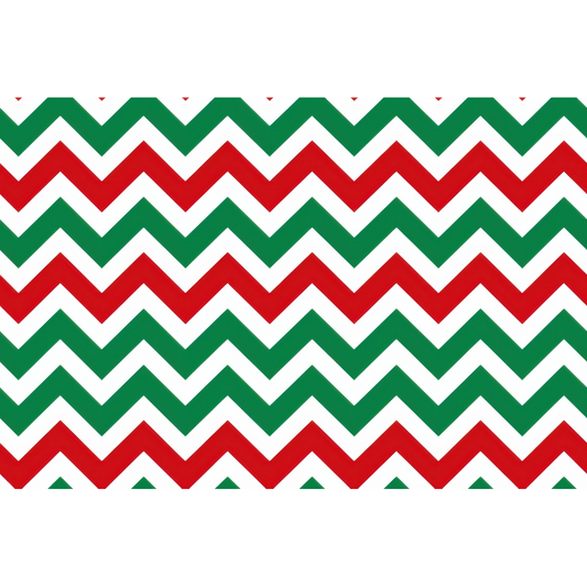 Christmas Chevron Pattern Quilting Cotton Fabric