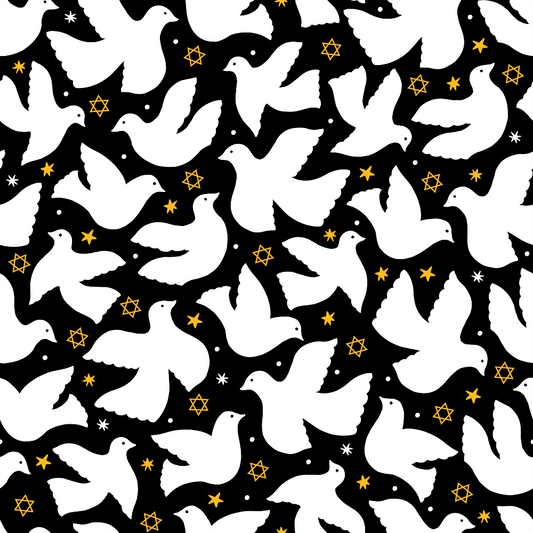 Happy Festival of Lights Pattern 6 Quilting Cotton Fabric