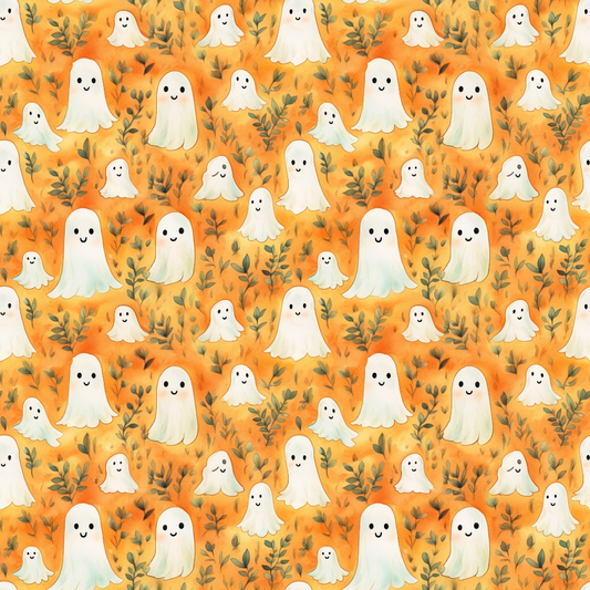Spooky Season Pattern 2 Quilting Cotton Fabric