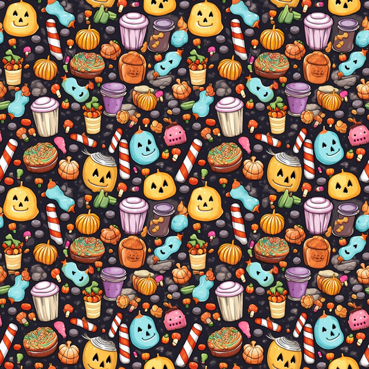 Spooky Season Pattern 8 Quilting Cotton Fabric