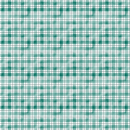 Watercolor Lumberjack Plaid Pattern 35 Quilting Cotton Fabric