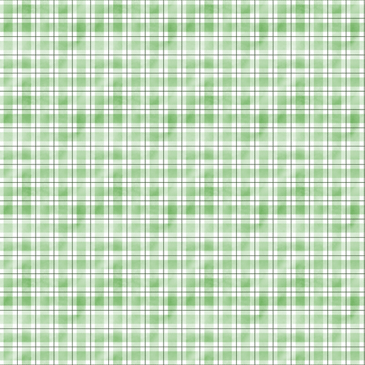 Watercolor Lumberjack Plaid Pattern 40 Quilting Cotton Fabric