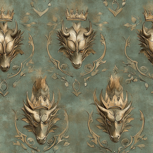Draconian Royale Pattern 17 Quilting Cotton Fabric