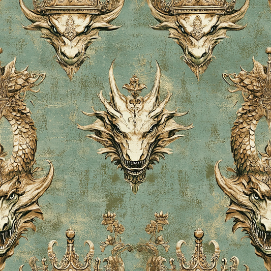 Draconian Royale Pattern 18 Quilting Cotton Fabric