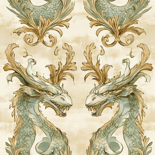 Draconian Royale Pattern 35 Quilting Cotton Fabric