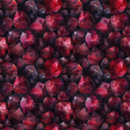 Garnet Gemstones Pattern 8 Quilting Cotton Fabric