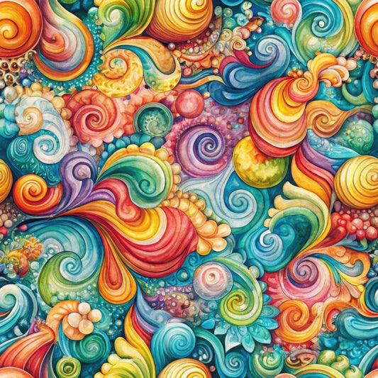 Wonderland Vortex Pattern 1 Quilting Cotton Fabric