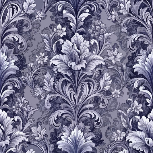Baroque Florals Pattern 221 Quilting Cotton Fabric