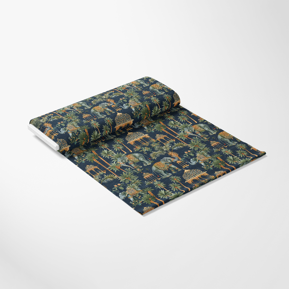 Ananyas Elephant Elegance Pattern 2 Quilting Cotton Fabric