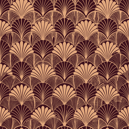 Art Deco Florals Pattern 84 Quilting Cotton Fabric