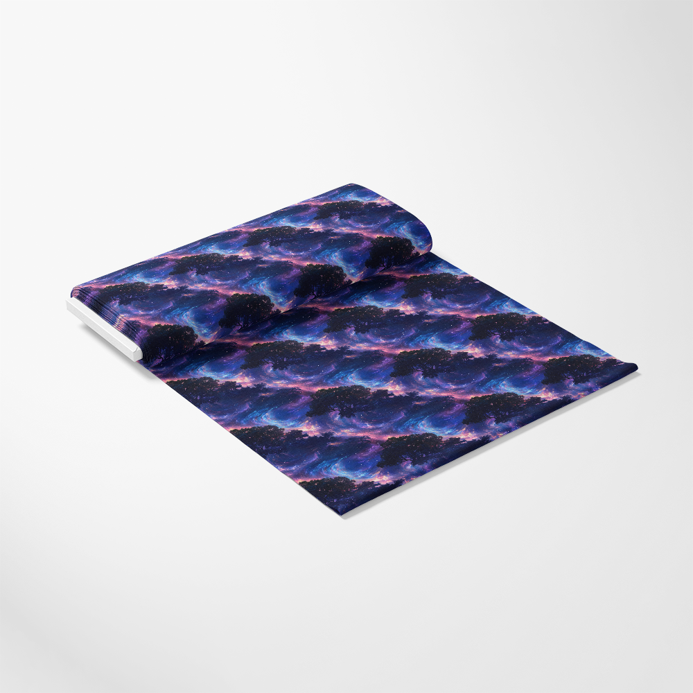 Aurora Starry Night Sky Pattern 4 Quilting Cotton Fabric