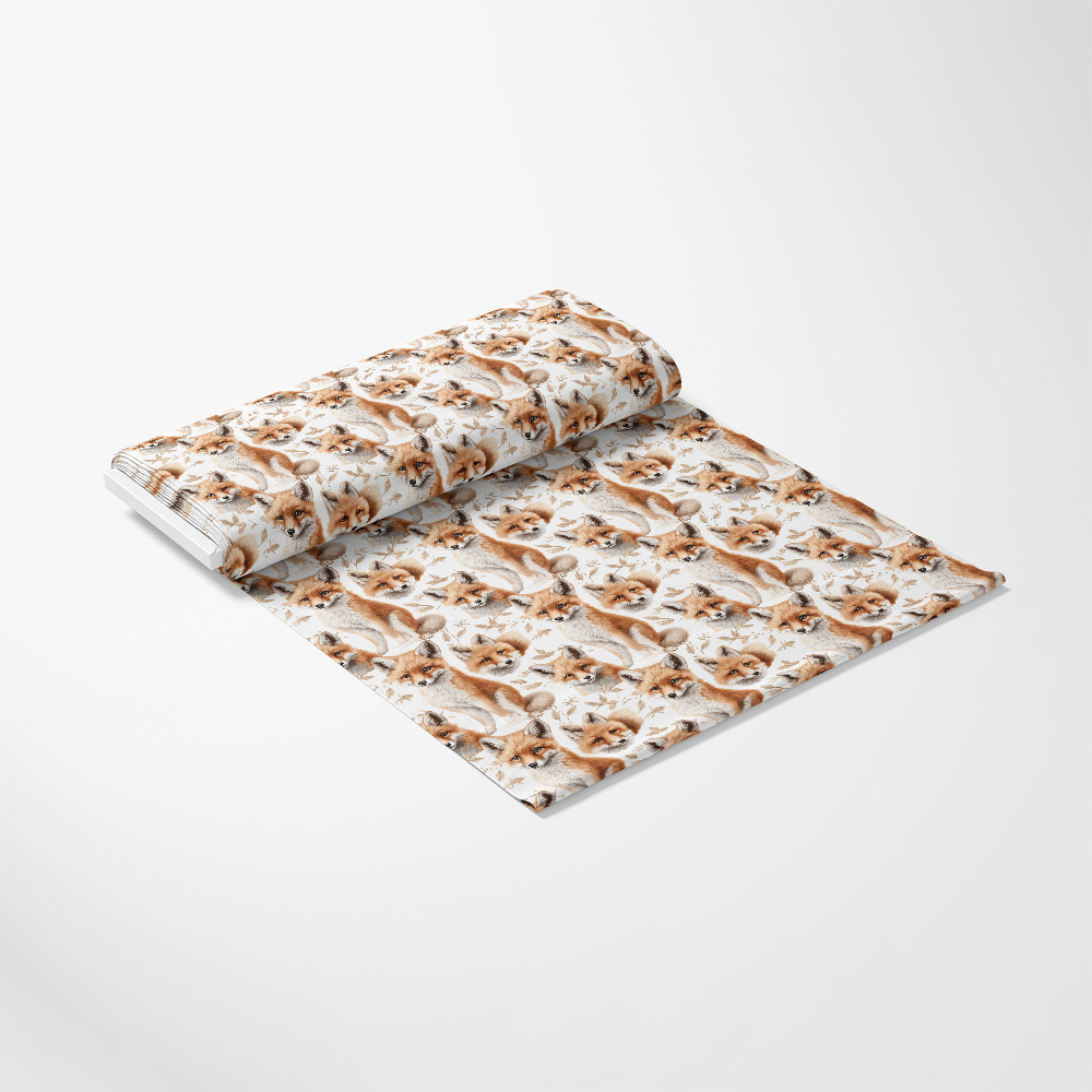 Baby Foxes Pattern 5 Quilting Cotton Fabric