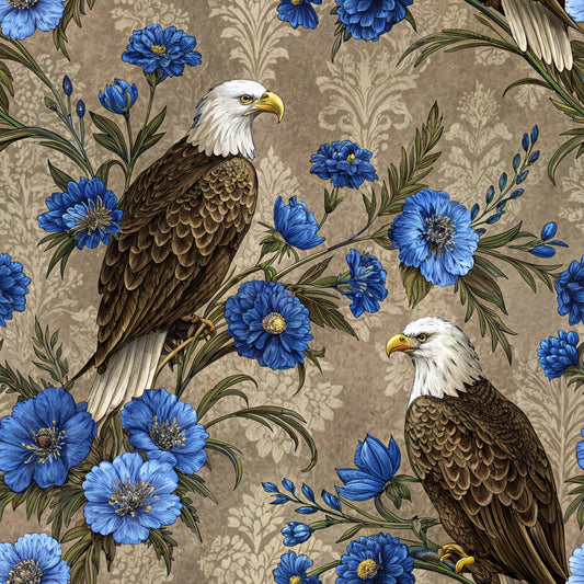 Birds of Prey Pattern 16 Quilting Cotton Fabric