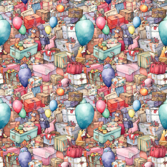 Birthday Bash Pattern 12 Quilting Cotton Fabric