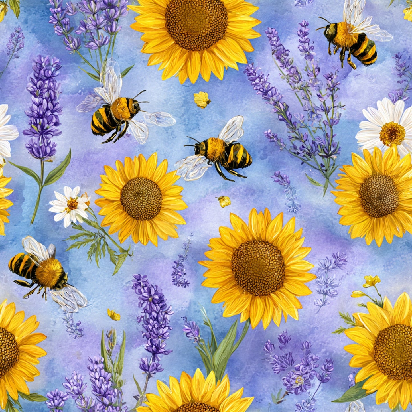Busy Bee Pattern 42 Quilting Cotton Fabric
