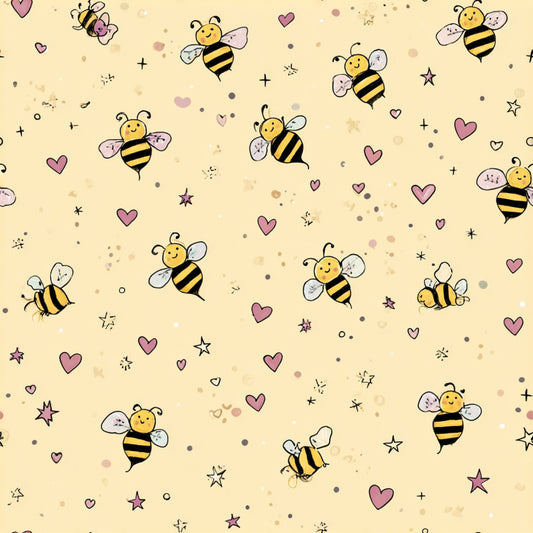 Busy Bee Pattern 57 Quilting Cotton Fabric
