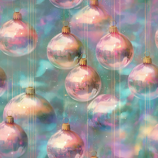 Celestial Christmas Ornaments Pattern 13 Quilting Cotton Fabric