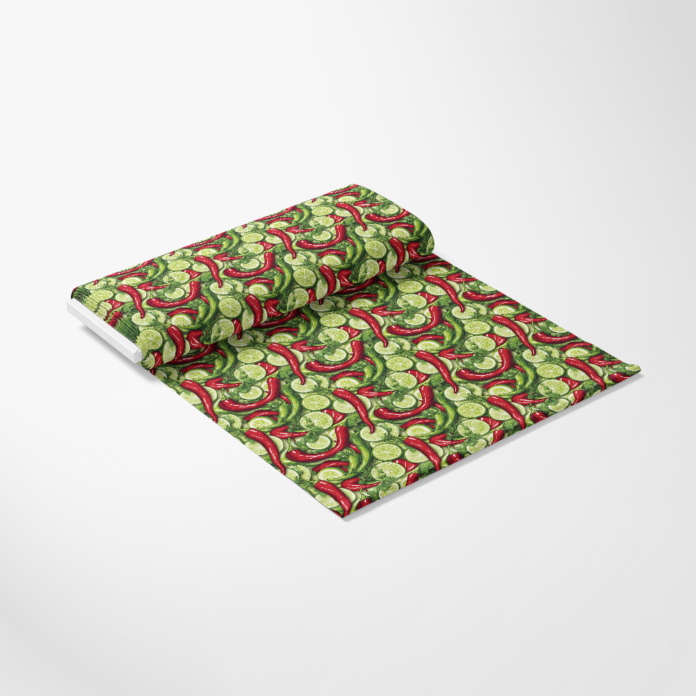 Chili Pepper Party Pattern 6 Quilting Cotton Fabric