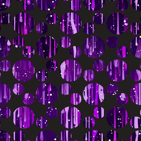 Dripping Purple Liquid Pattern 9 Quilting Cotton Fabric