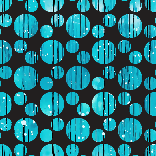 Dripping Turquoise Liquid Pattern 11 Quilting Cotton Fabric