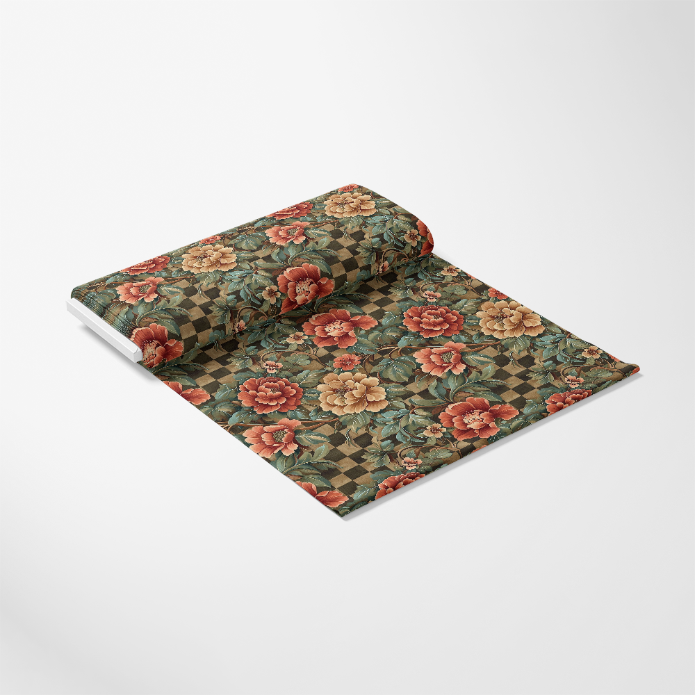 Floral Scrollwork Pattern 3 Quilting Cotton Fabric