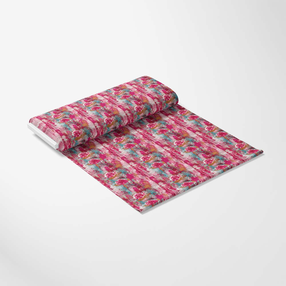 Girly Grunge Plaster Pattern 12 Quilting Cotton Fabric