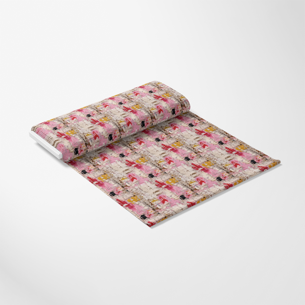 Girly Grunge Plaster Pattern 15 Quilting Cotton Fabric
