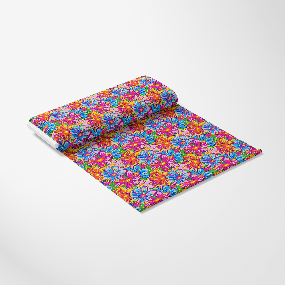 Groovy Hippie Pattern 19 Quilting Cotton Fabric
