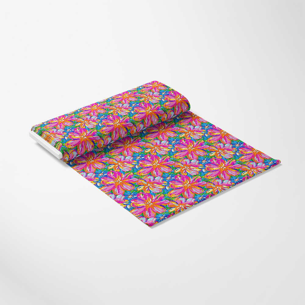Groovy Hippie Pattern 4 Quilting Cotton Fabric