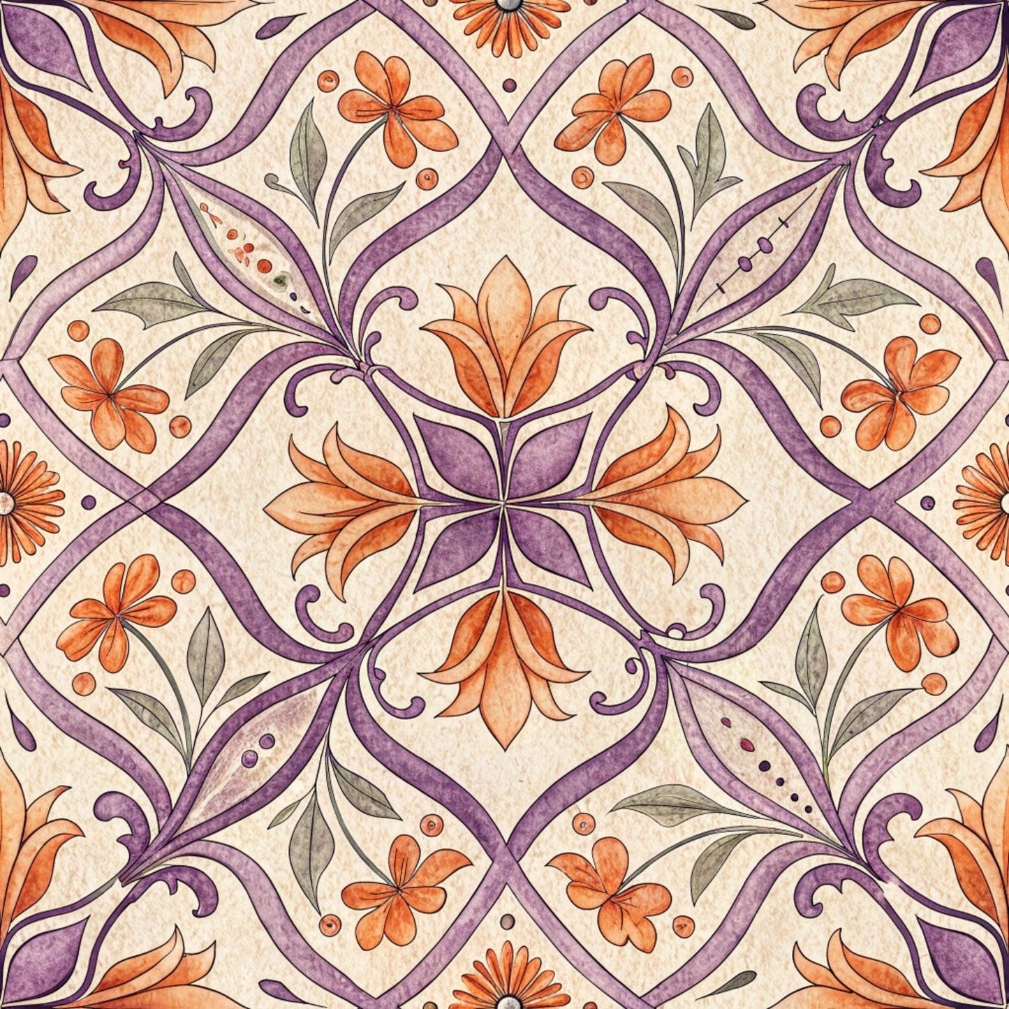 Groovy Time Pattern 11 Quilting Cotton Fabric