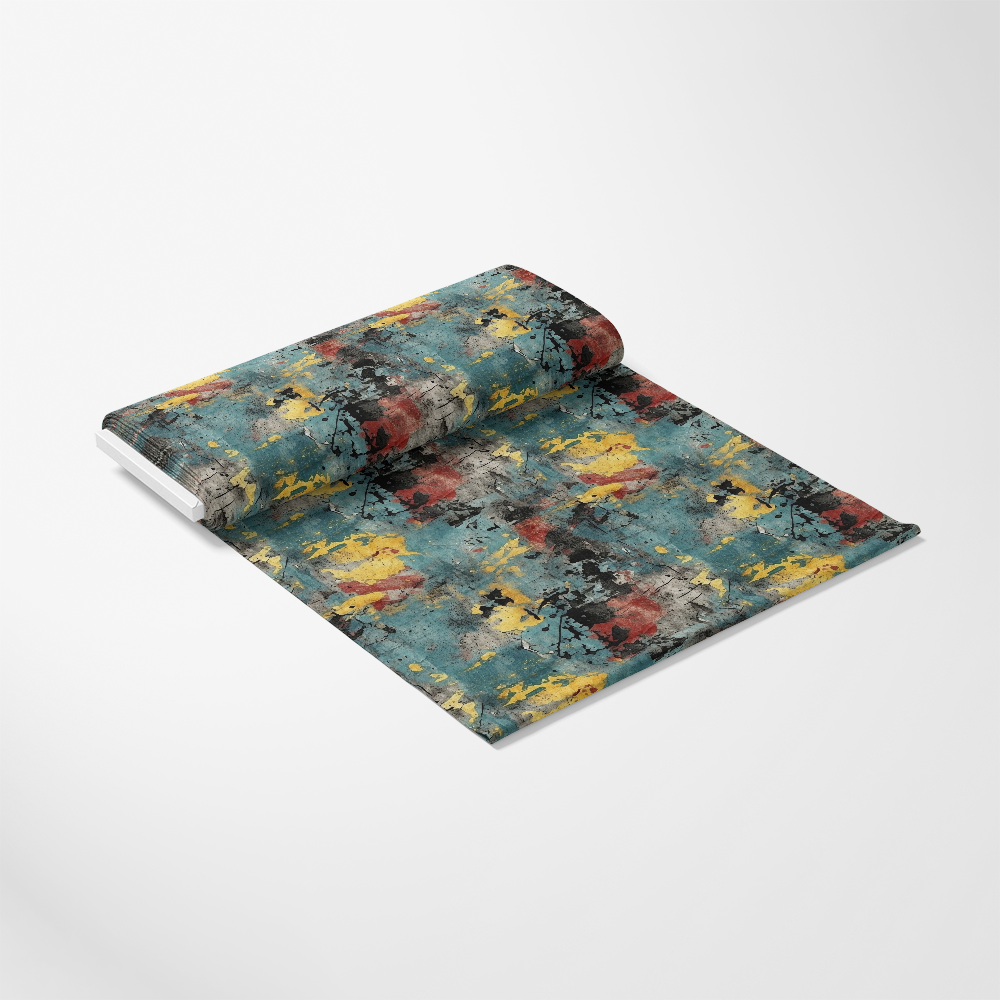 Grunge Dry Paint Texture Pattern 12 Quilting Cotton Fabric