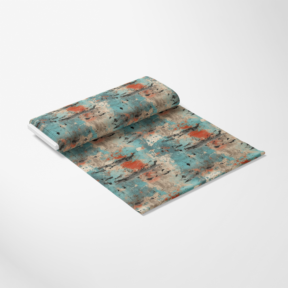 Grunge Dry Paint Texture Pattern 8 Quilting Cotton Fabric