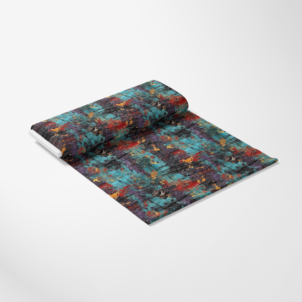 Grunge Dry Paint Texture Pattern 9 Quilting Cotton Fabric