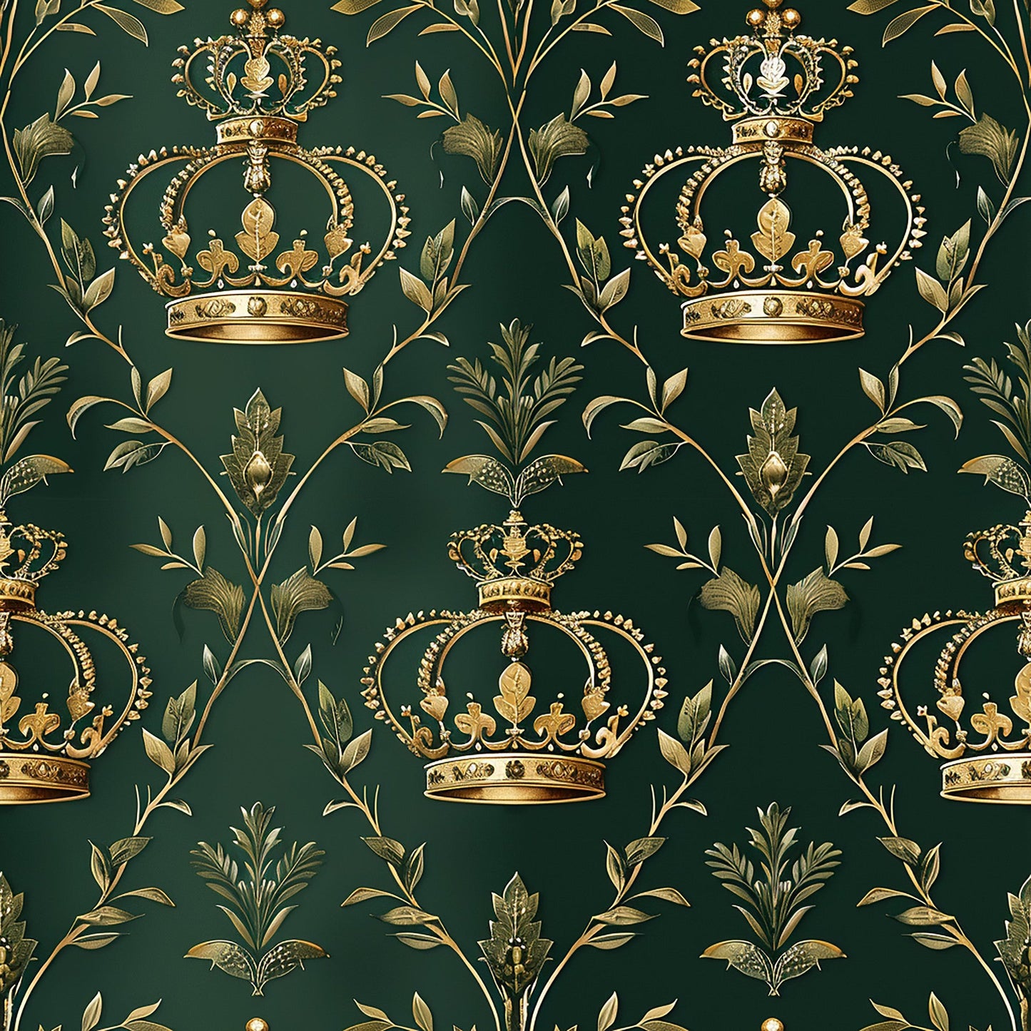 Jamesons Crowns Pattern 7 Quilting Cotton Fabric