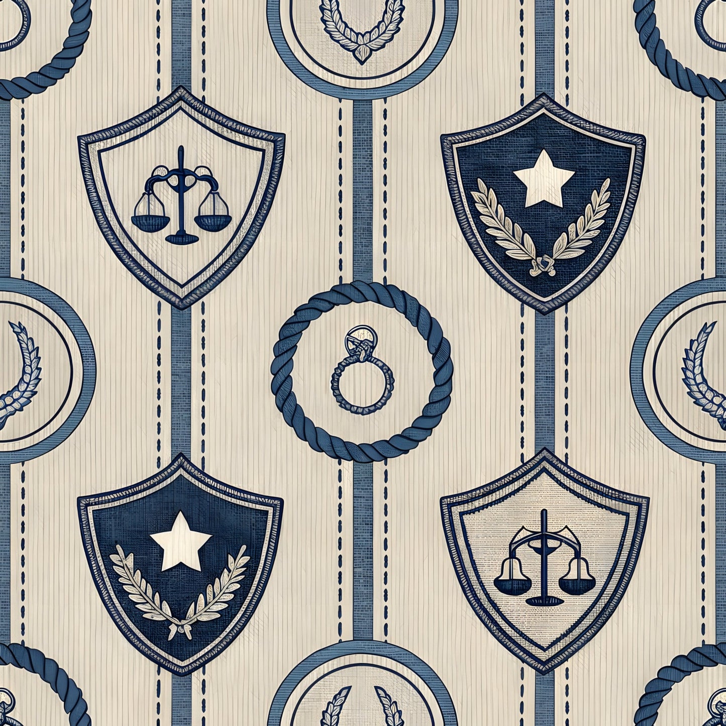 Law Enforcement Pattern 4 Quilting Cotton Fabric