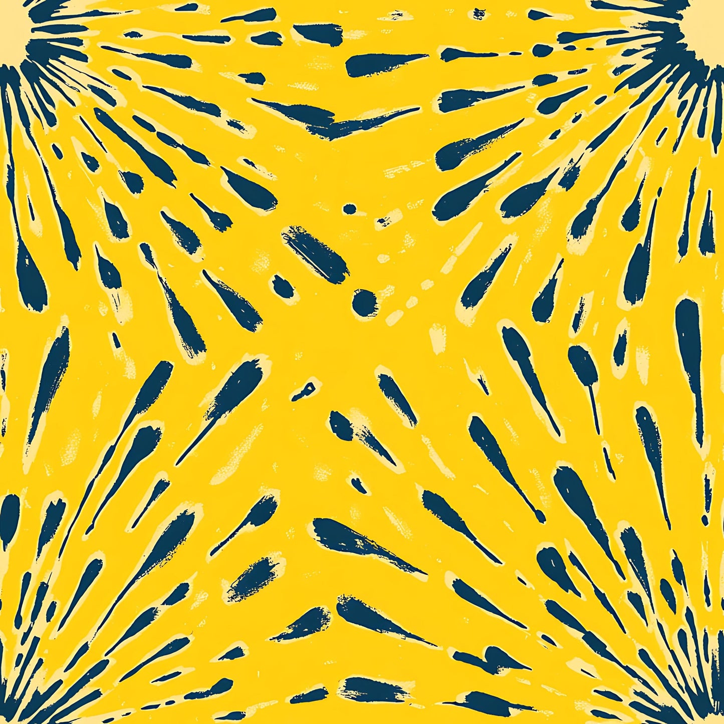 Lemon Burst Pattern 3 Quilting Cotton Fabric
