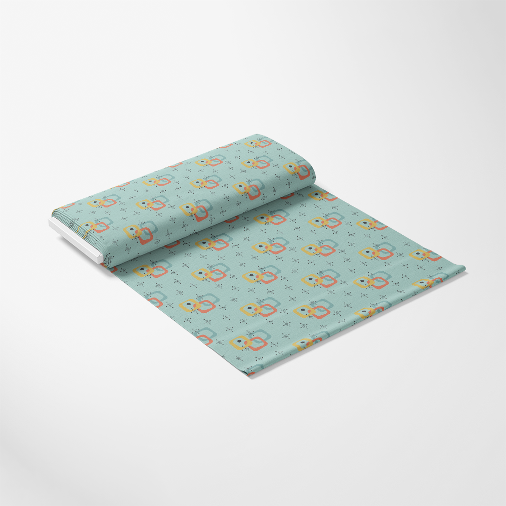 Mid-Century Modern Pattern 3 Quilting Cotton Fabric