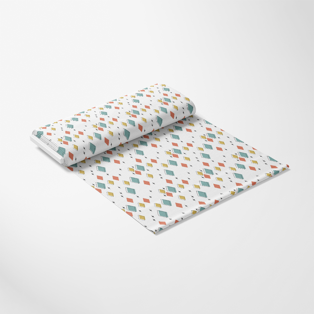 Mid-Century Modern Pattern 42 Quilting Cotton Fabric