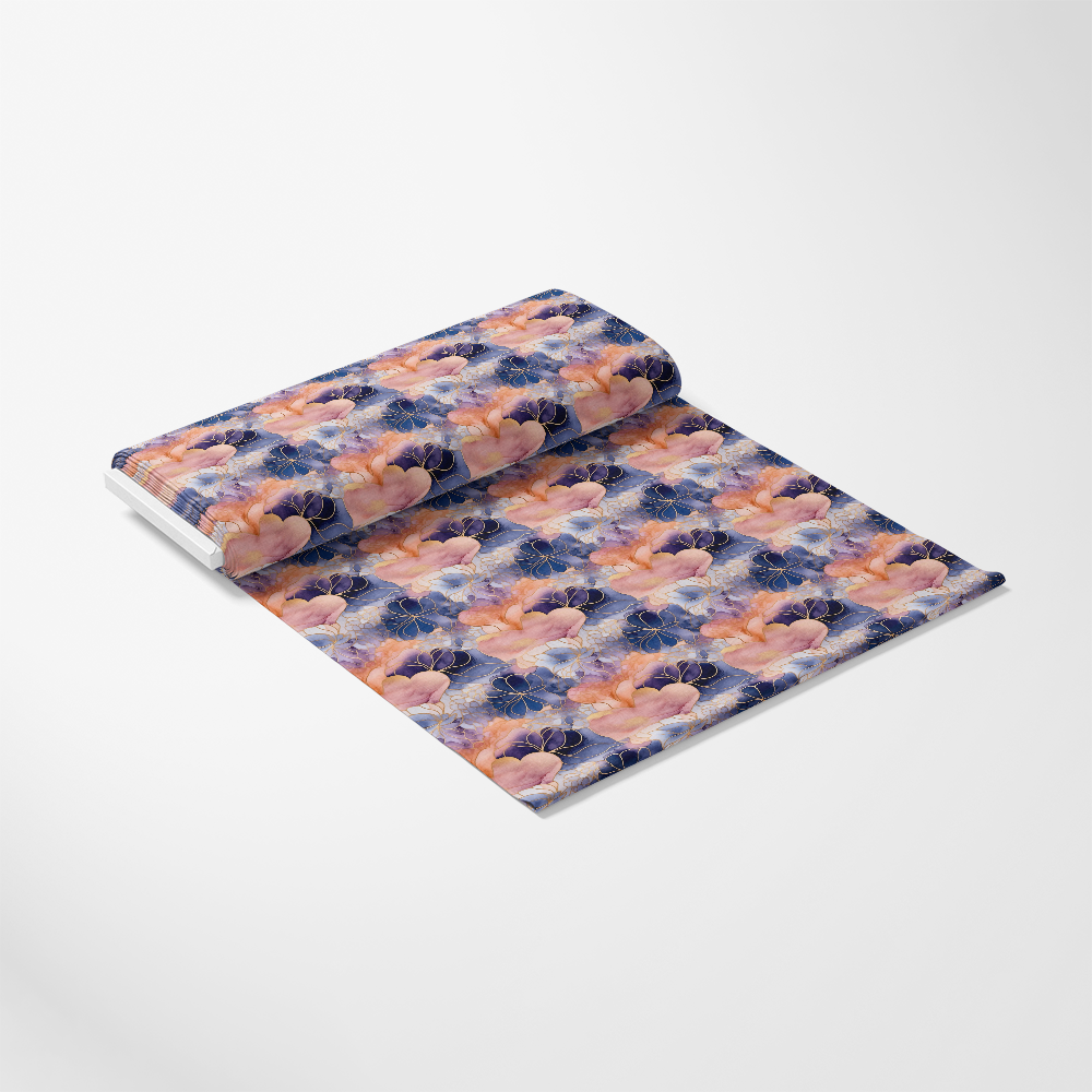 Modern Alcohol Ink Pattern 9 Quilting Cotton Fabric