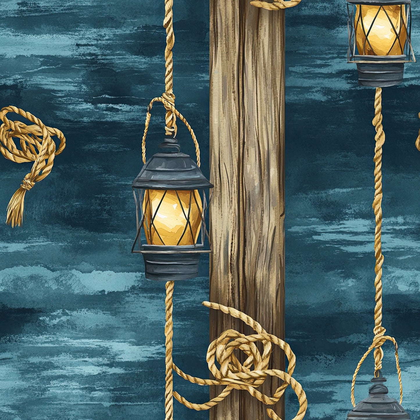 Nautical Exploration Pattern 41 Quilting Cotton Fabric